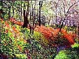 David Lloyd Glover Magic Flower Forest painting